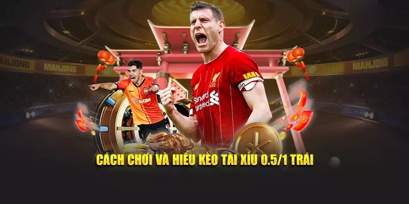 Cách chơi và hiểu kèo tài xỉu 0.5/1 trái